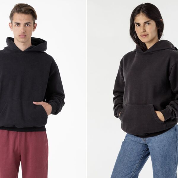 LA APPAREL - HEAVY FLEECE HOOD - 14oz Thumbnail